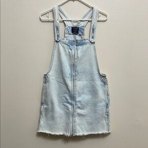 Light Blue Denim Overall Dress Size S